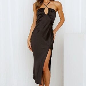 Hello Molly Black Maxi Dress